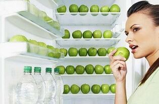 green apples and water to lose 10 kg per month