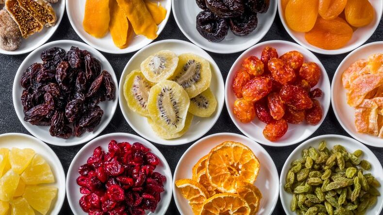 dried fruit for the buckwheat diet