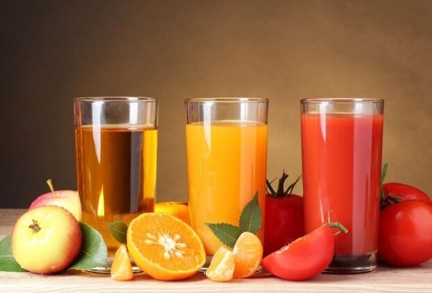 Freshly squeezed juices to complement one of the buckwheat diets