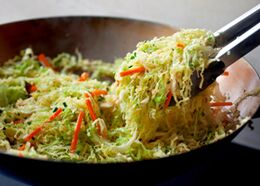 Eating all types of cabbage helps lower blood cholesterol levels. 