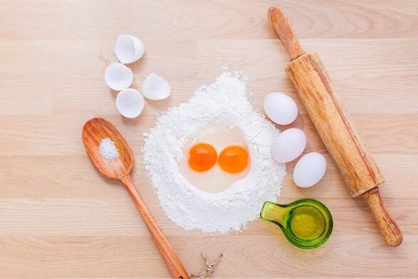 Prepare a dish for an egg-based diet that eliminates excess weight