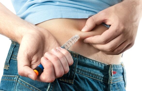 Severe type 2 diabetes requires the administration of insulin