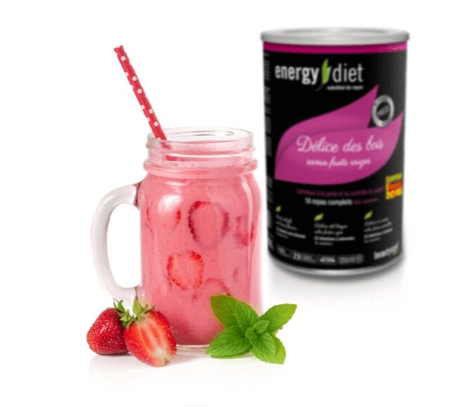 Strawberry cocktail energy diet