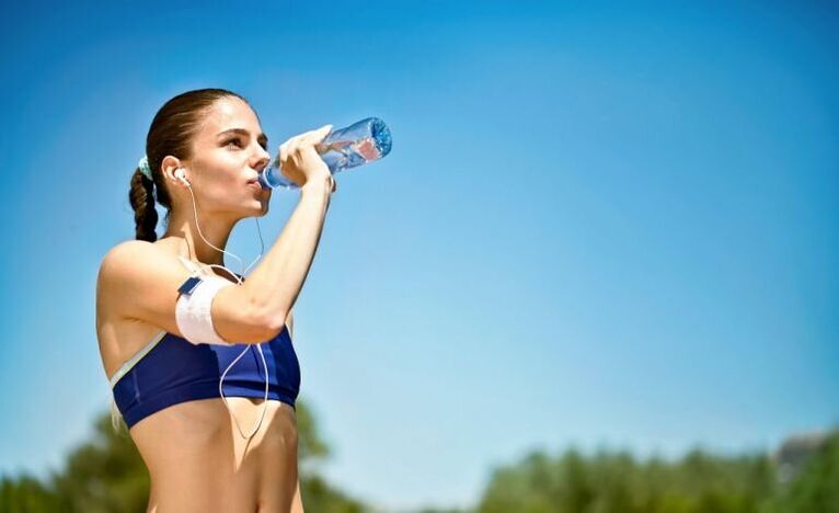 The value of the drinking regime in the diet