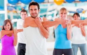 Horizontal abduction of the right arm to the left