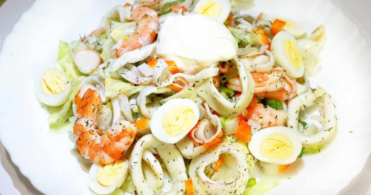 calamari dish on a protein diet