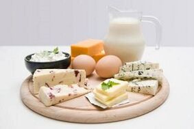 Eggs, low-fat dairy products and fermented milk products for a protein diet