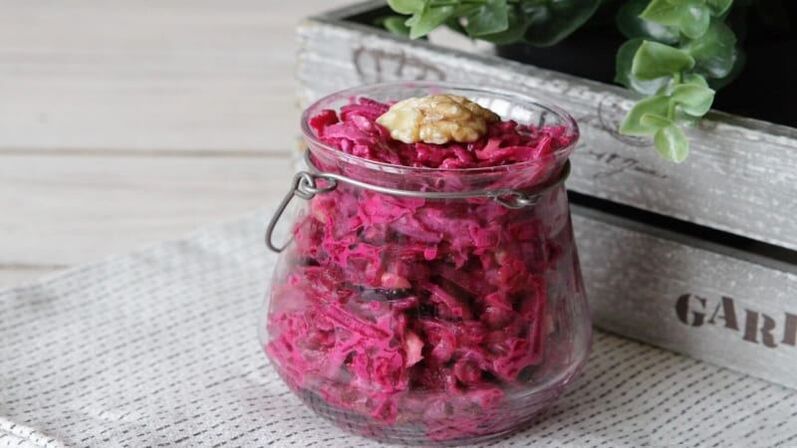 purifying beet salad with protein diet