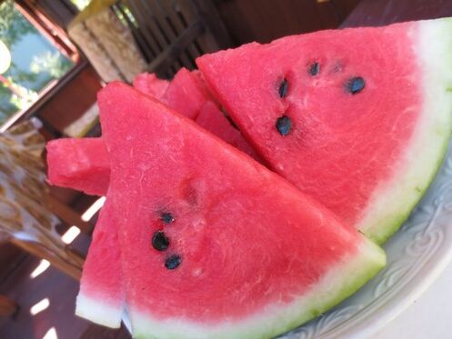 The right watermelon