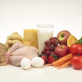 protein foods and fruits in the six-petal diet